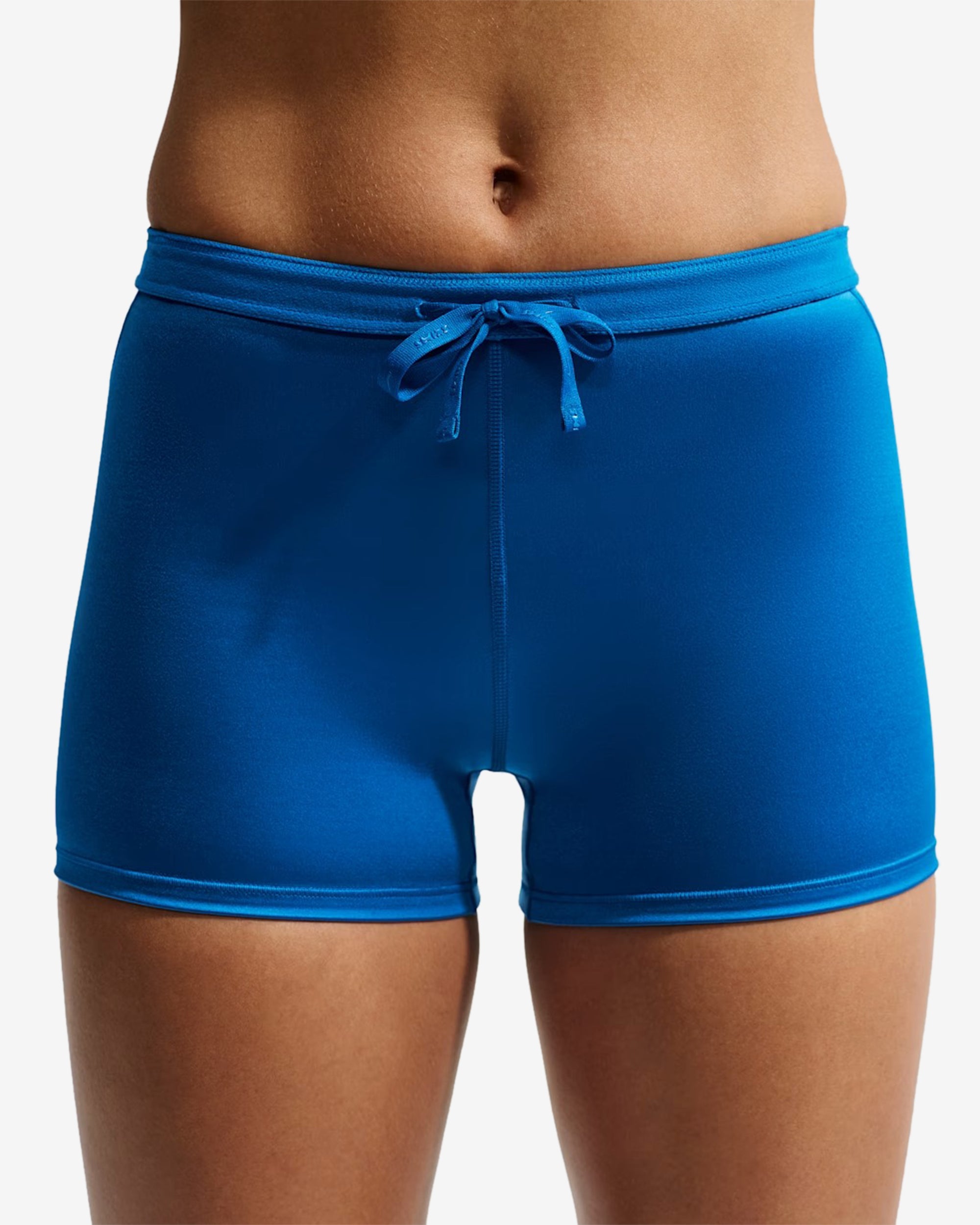 NikeSKIMS - Women's Mid-Rise 2" Satin Shine Boyshorts with Drawcord - (Cobalt) view 8, Click to Zoom in