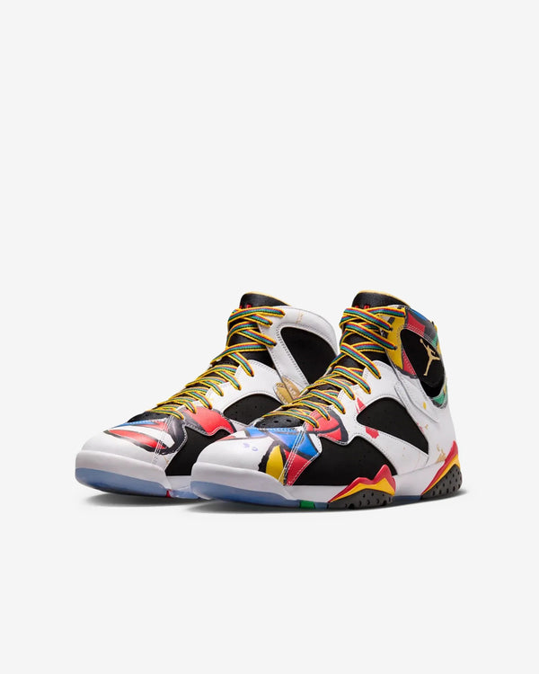 Nike - Men's Air Jordan 7 Retro Miró Sneakers - (White/Multi)