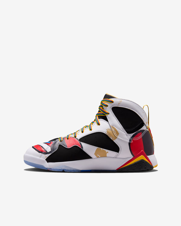 Nike - Men's Air Jordan 7 Retro Miró Sneakers - (White/Multi)