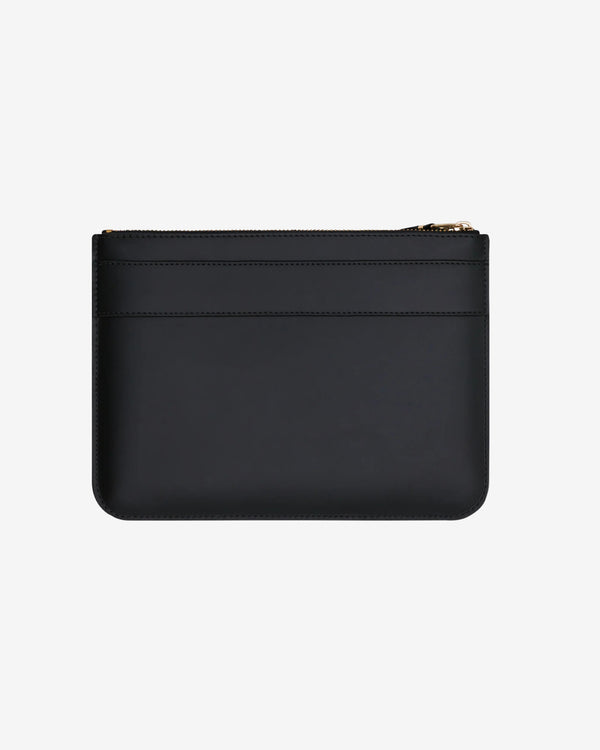 CDG Wallet - Big Bow Zip Pouch - (Black SA5100BB)