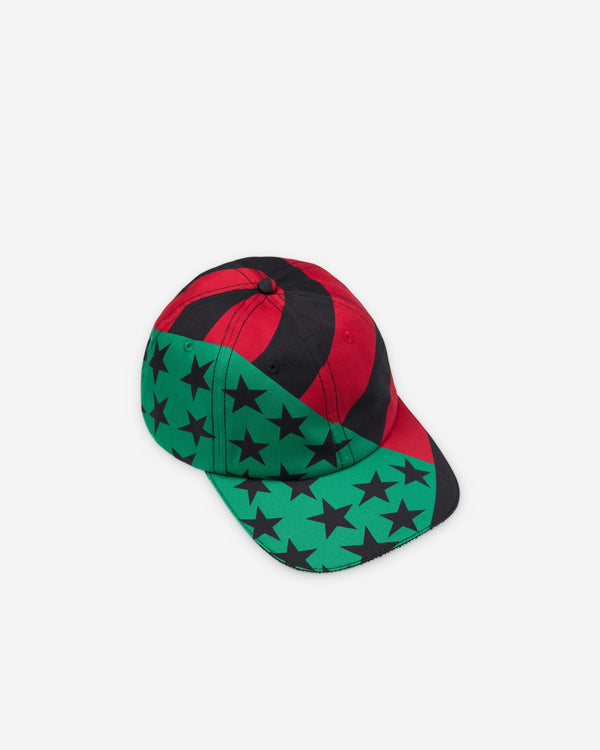 Denim Tears - Men's DT Flag Cap - (Red/Black/Green)