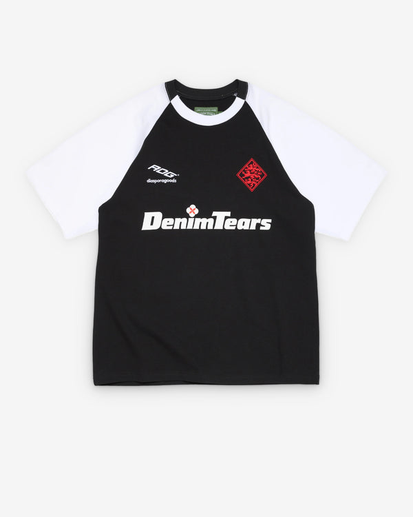 Denim Tears - Men's Football Raglan Tee - (Black)