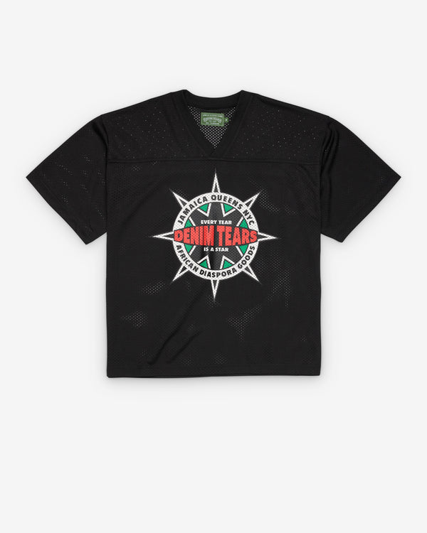 Denim Tears - Men's Every Star Football Jersey - (Black)