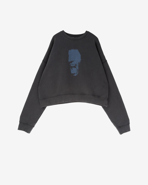 Nike - Men's Jordan X IH Cropped Fleece Crew-Neck Sweatshirt - (Black)