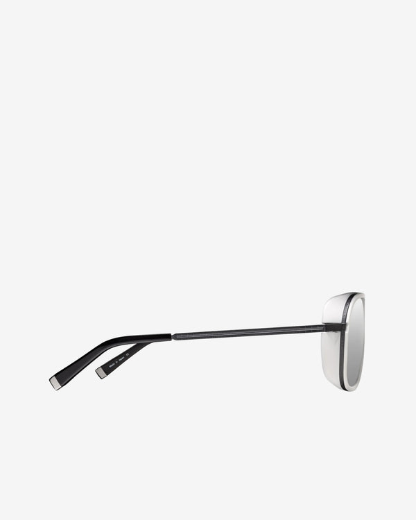 Matsuda - M3023 Silver Mirror Sunglasses - (Black/White)