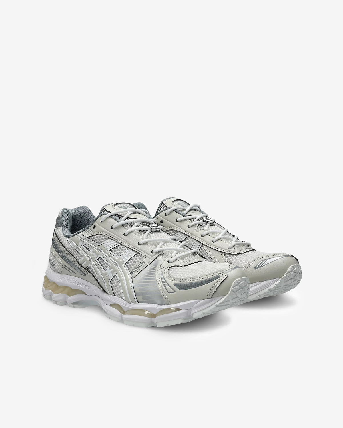 Asics - GEL-KAYANO 12.1 - (Cream/Smoke Grey) view 3, Click to Zoom in