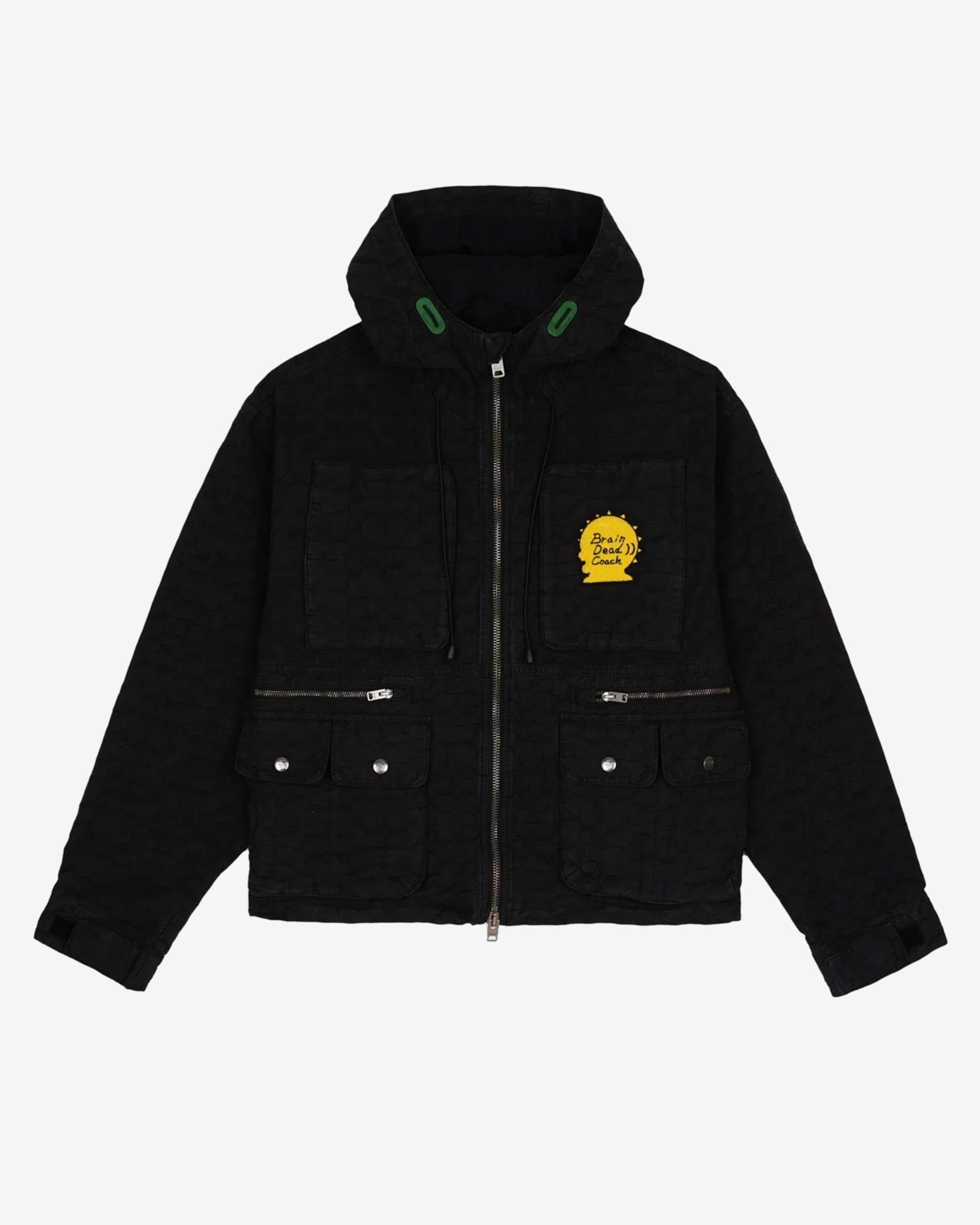 Brain Dead - Men's Coach Nomad Jacket - (Black) view 1, Click to Zoom in