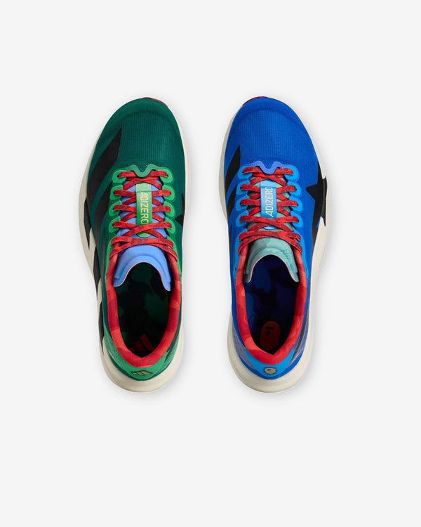 Adidas - Men's BAPE Adizero Evo SL Sneakers - (Blue/Green)