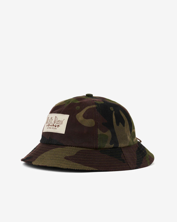 Brain Dead - Men's Adjustable 6 Panel Bell Hat - (Camo)