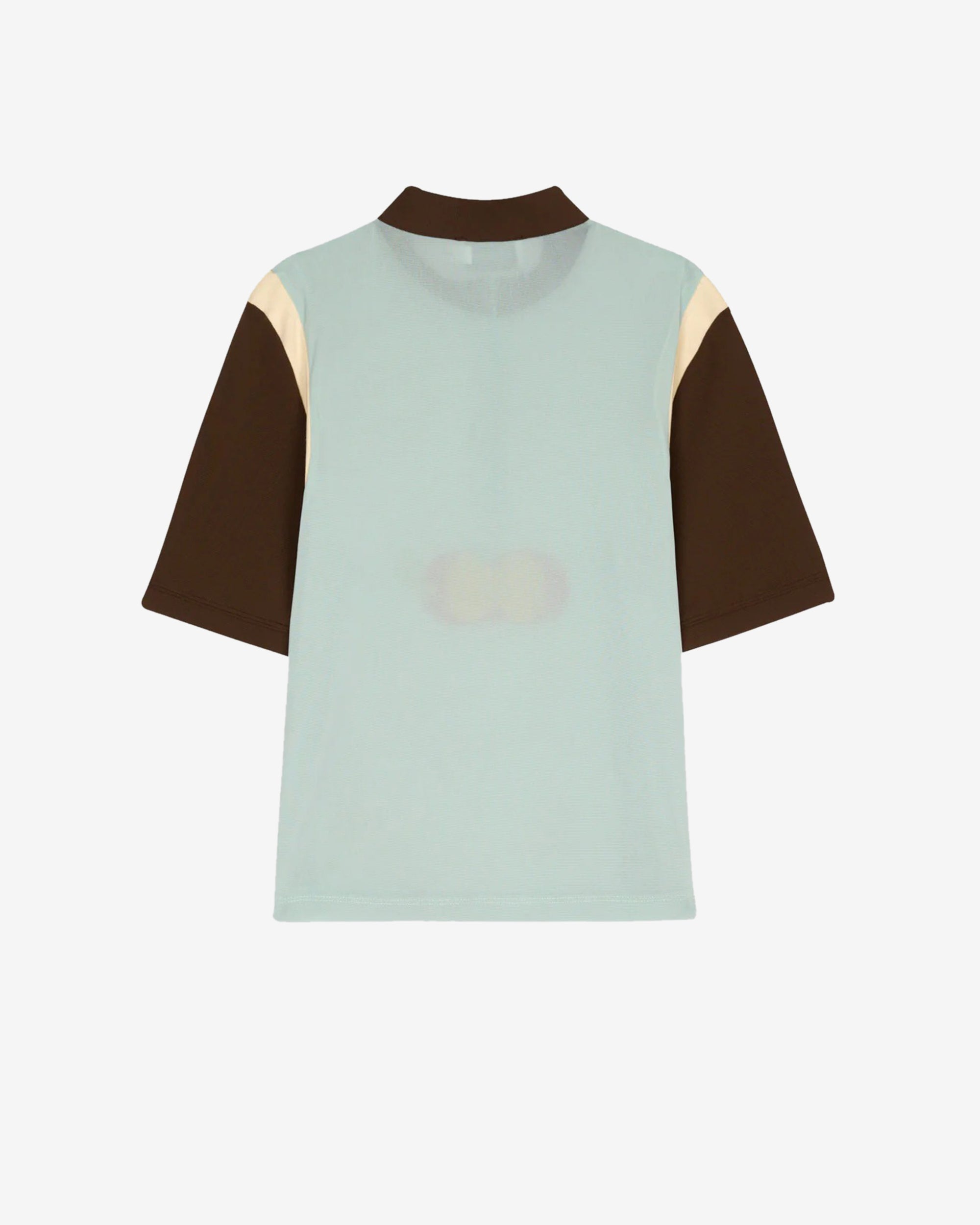 Brain Dead - Women's Coach Mesh Quarter Zip Top - (Light Green) view 2, Click to Zoom in