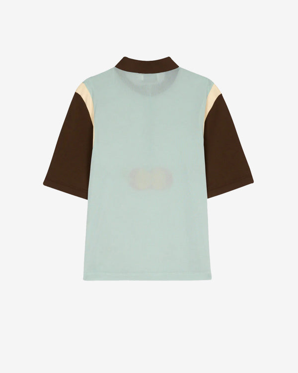 Brain Dead - Women's Coach Mesh Quarter Zip Top - (Light Green)