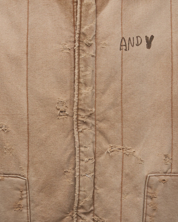 Paly - Men's Mem Hotel Work Canvas Jacket - (Light Brown)