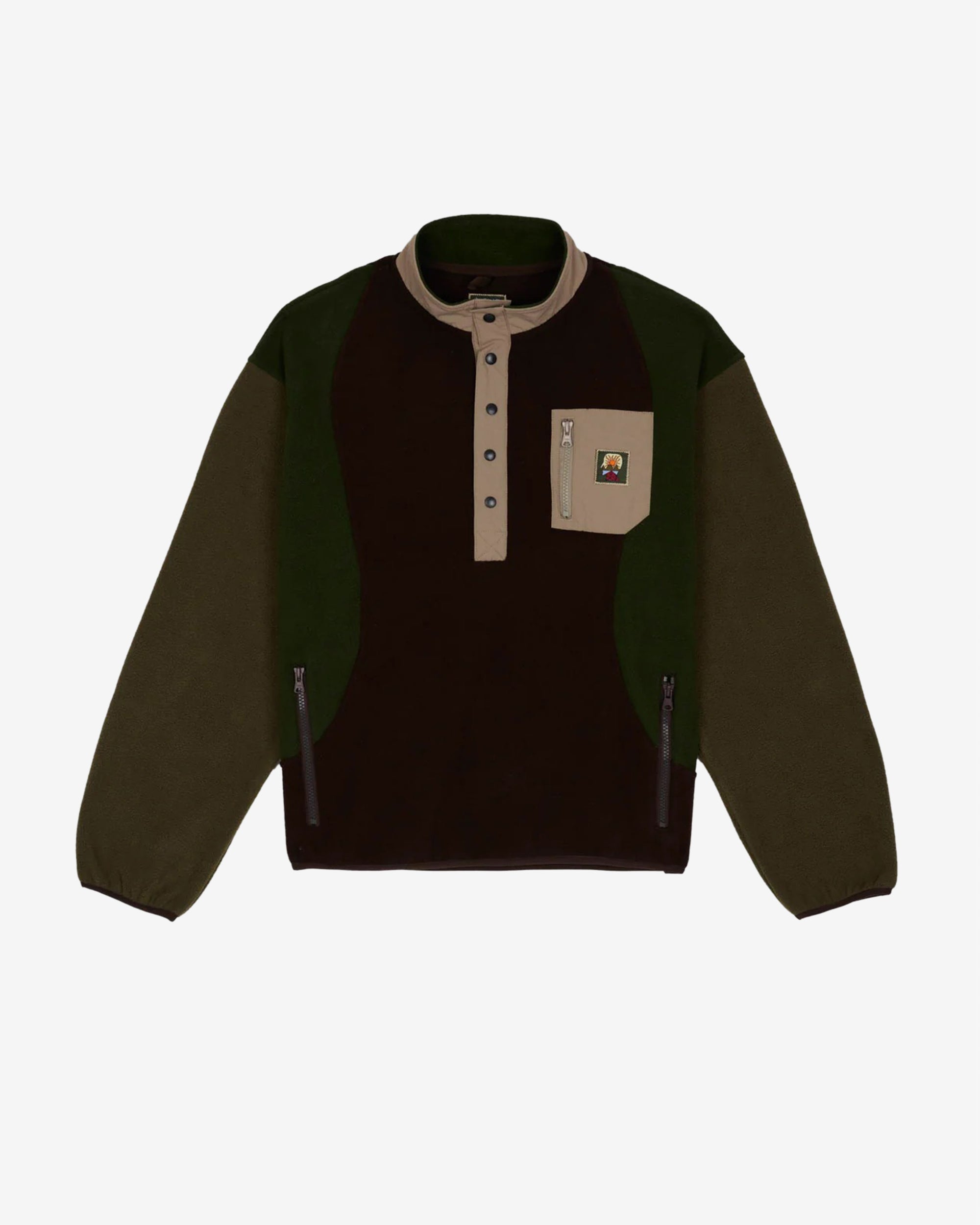 Brain Dead - Men's Equipment Pullover Jacket - (Brown) view 1, Click to Zoom in