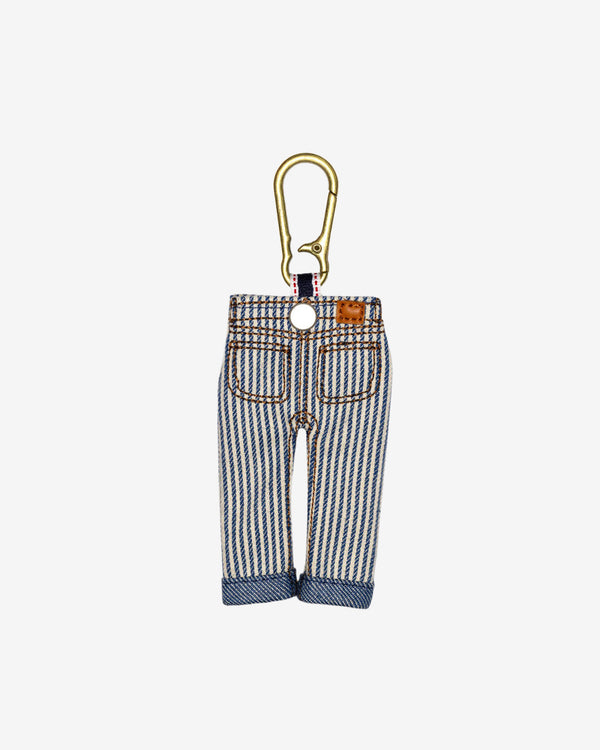 Brain Dead - Men's Type 00 Denim Keychain Charm - (Hickory Stripe)