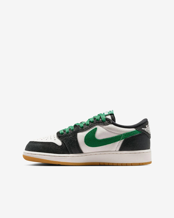 Nike - Air Jordan 1 Retro Low OG Sneakers - (Phantom/Pine Green)