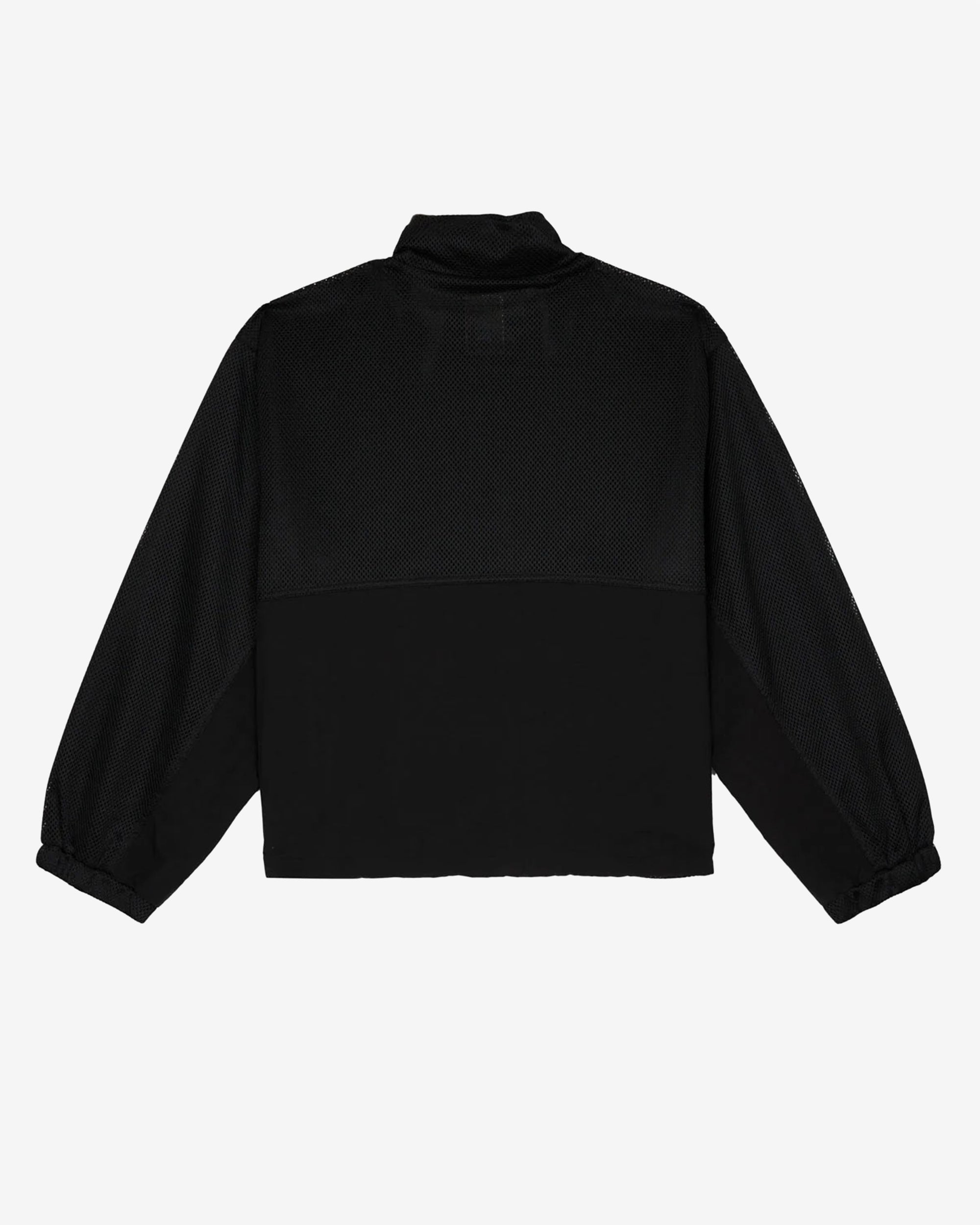 Brain Dead - Men's Equipment Tennis Zip Jacket - (Black Mesh) view 2, Click to Zoom in