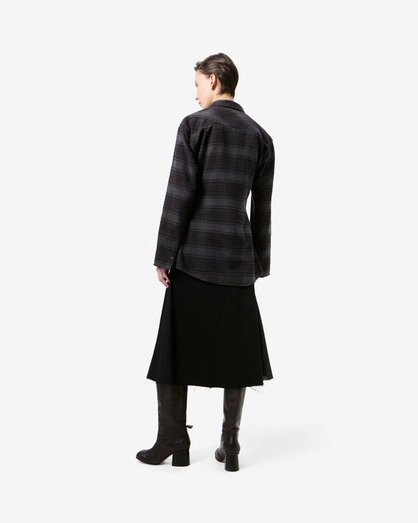 Our Legacy - Women's Daisy Shirt - (Faded Nocturne Check Flannel)