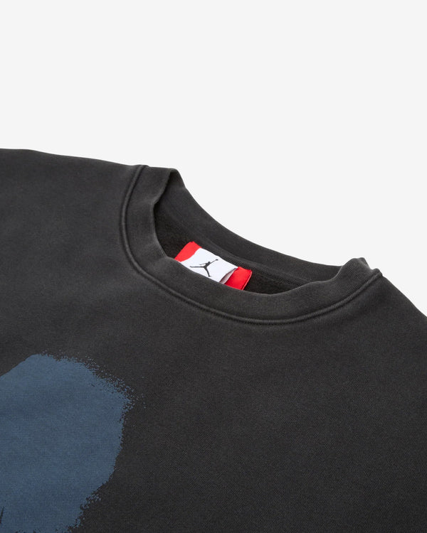 Nike - Men's Jordan X IH Cropped Fleece Crew-Neck Sweatshirt - (Black)