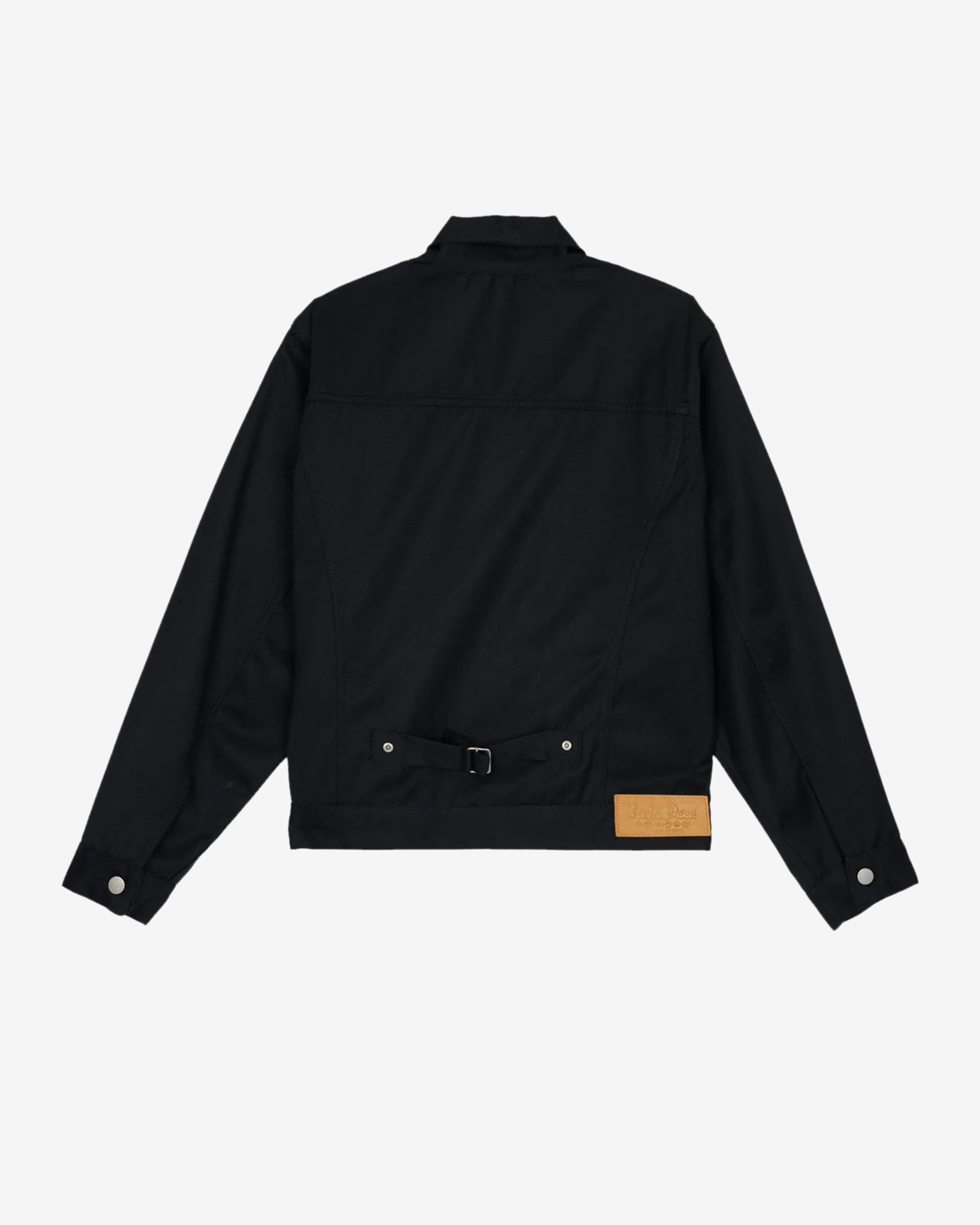 Brain Dead - Men's Serge Wool Trucker Jacket - (Black) view 2, Click to Zoom in