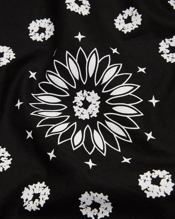 Denim Tears - Men's Cotton Wreath Paisley Bandana - (Black)