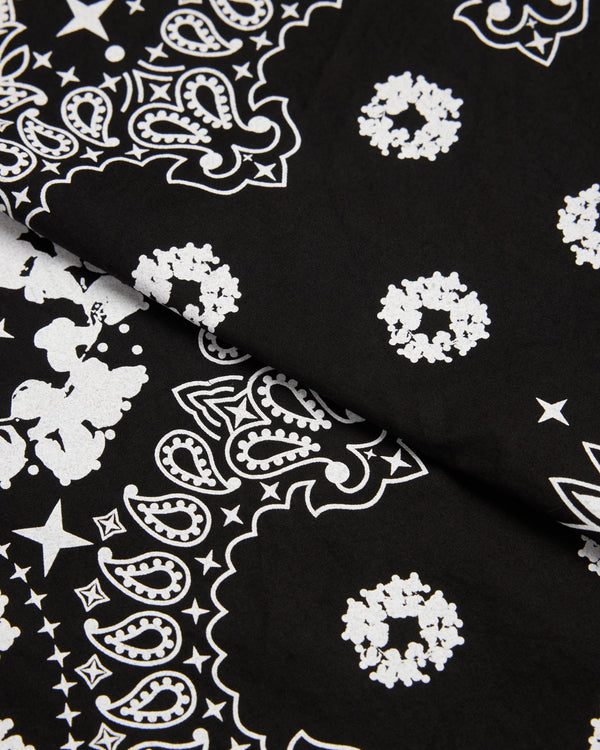 Denim Tears - Men's Cotton Wreath Paisley Bandana - (Black)