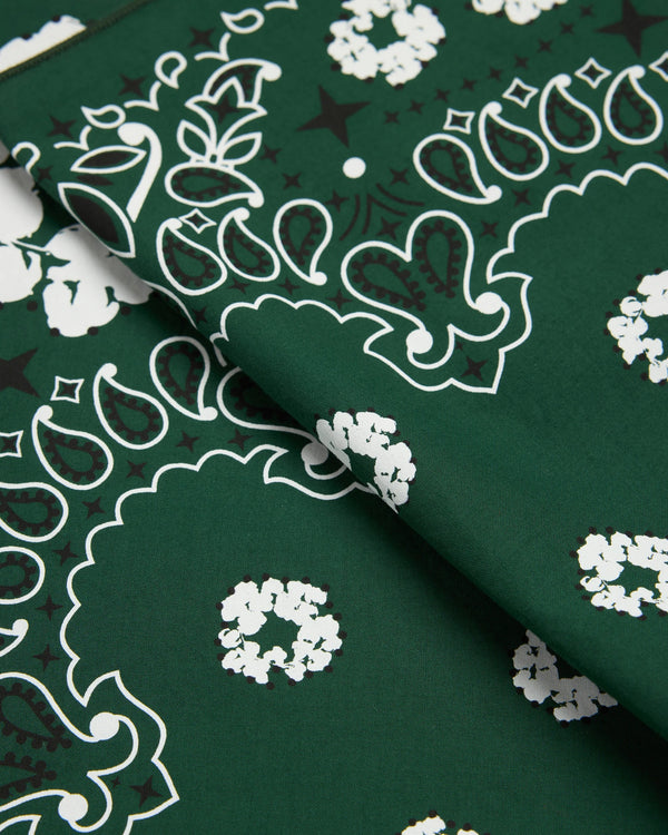 Denim Tears - Men's Cotton Wreath Paisley Bandana - (Green)
