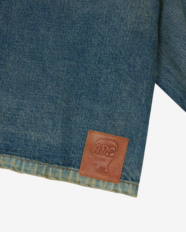 Brain Dead - Men's A.P.C. Selvedge Chore Jacket - (Washed Indigo)