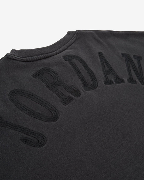 Nike - Men's Jordan X IH Cropped Fleece Crew-Neck Sweatshirt - (Black)