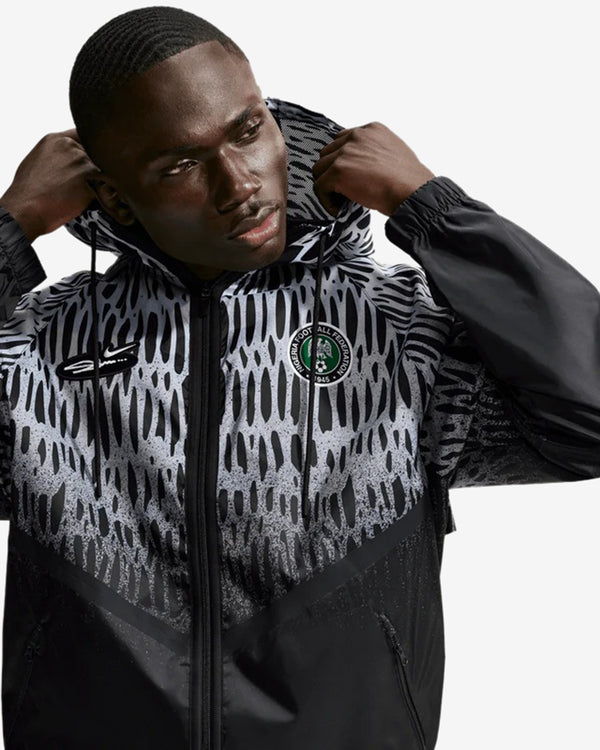 Nike - Men's Slawn X Nigeria Anthem Jacket - (Black/White)