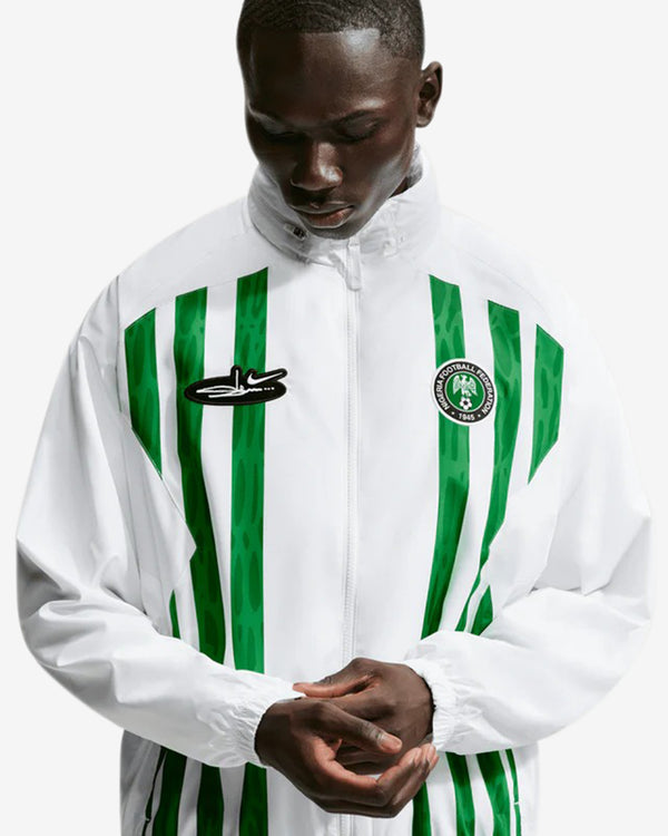 Nike - Men's Slawn X Nigeria Lightweight Jacket - (White/Black)