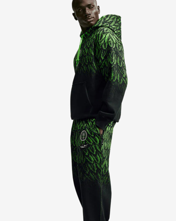 Nike - Men's Slawn X Nigeria Fleece Pants - (Black/Poison Green)