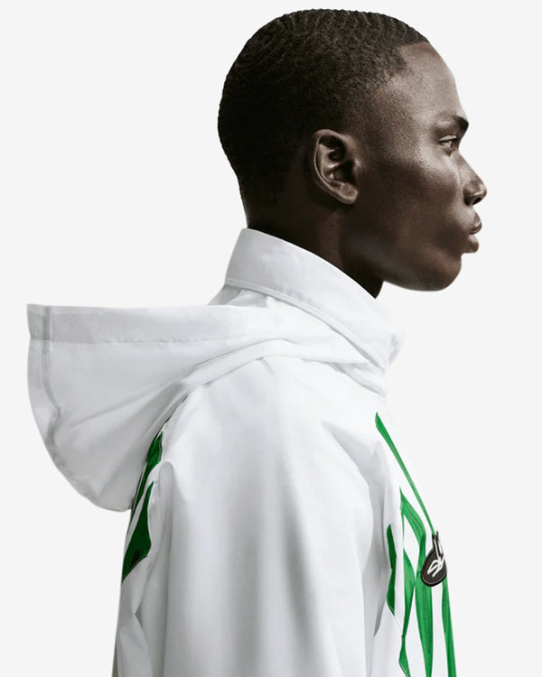 Nike - Men's Slawn X Nigeria Lightweight Jacket - (White/Black)