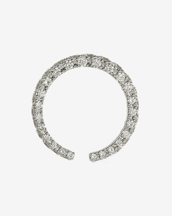Nomis - Women's Mymom Ear Cuff Ring - (White Gold)