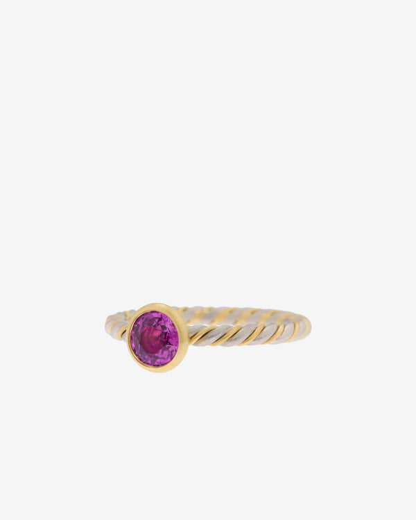 Nikolle Radi - Women's Twisted Ring - (Magenta)