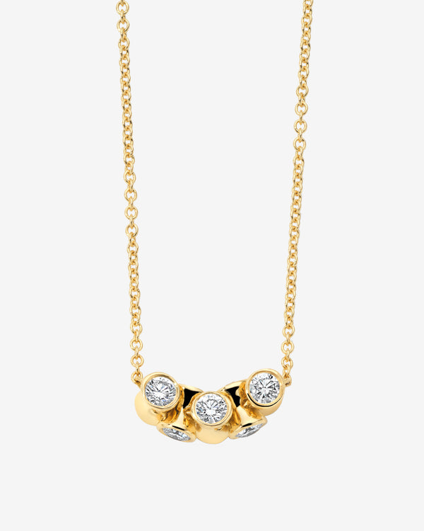 Ox - Ourglass Minute Necklace - (Yellow Gold)