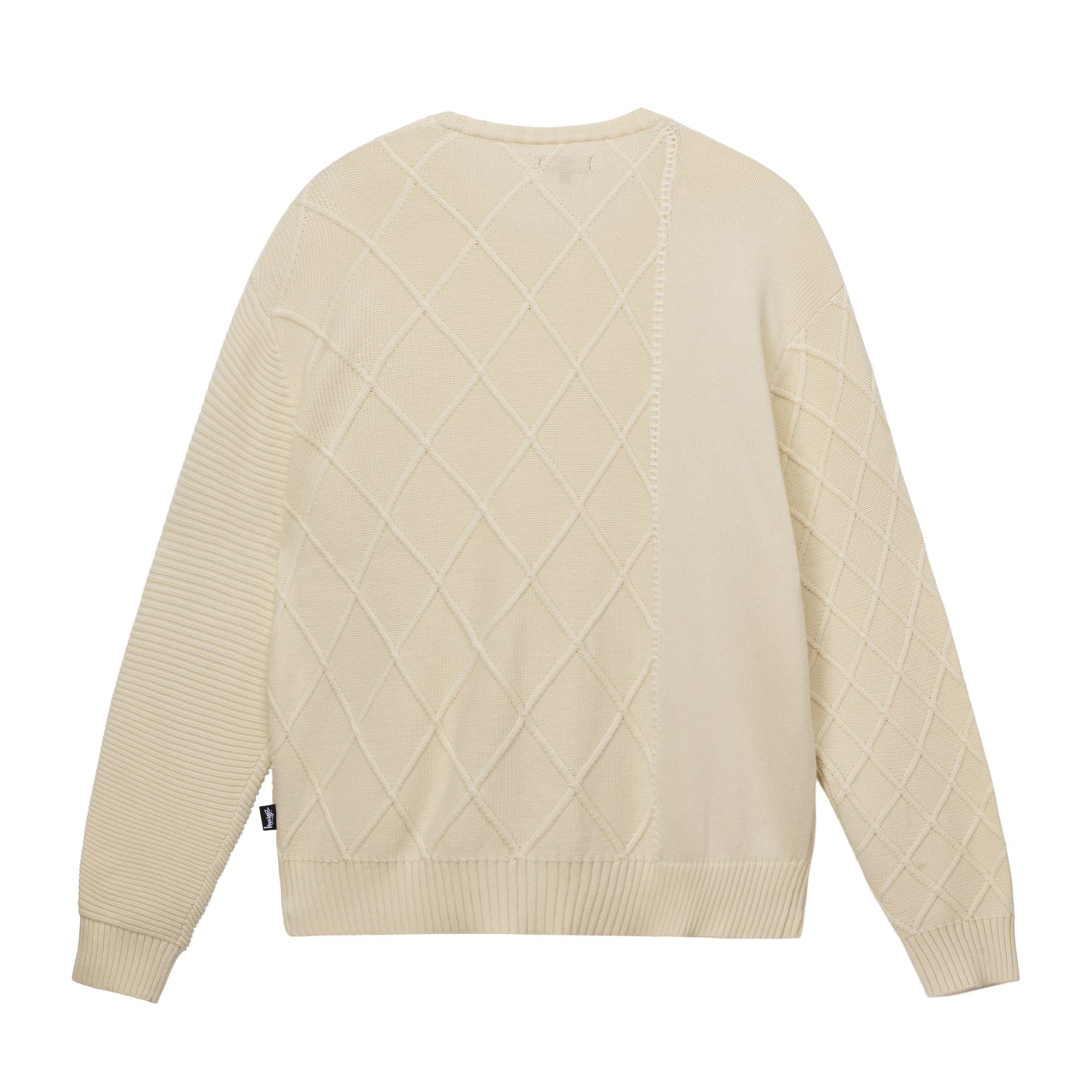 Stüssy - Patchwork Sweater - (Natural) view 2, Click to Zoom in