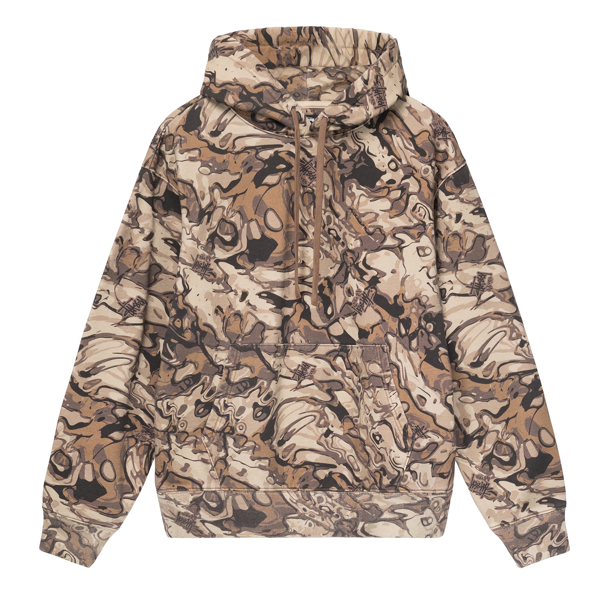 Stüssy - Veil Camo Hoodie - (Camo) view 1, Click to Zoom in