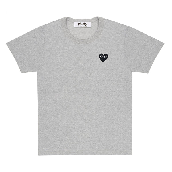 Play - Black Heart Emblem T-Shirt - (Grey)
