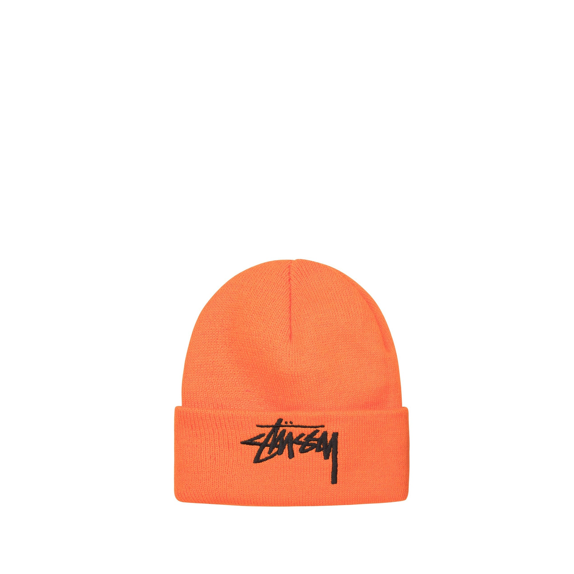 Stüssy - Big Stock Cuff Beanie - (Orange) view 1, Click to Zoom in