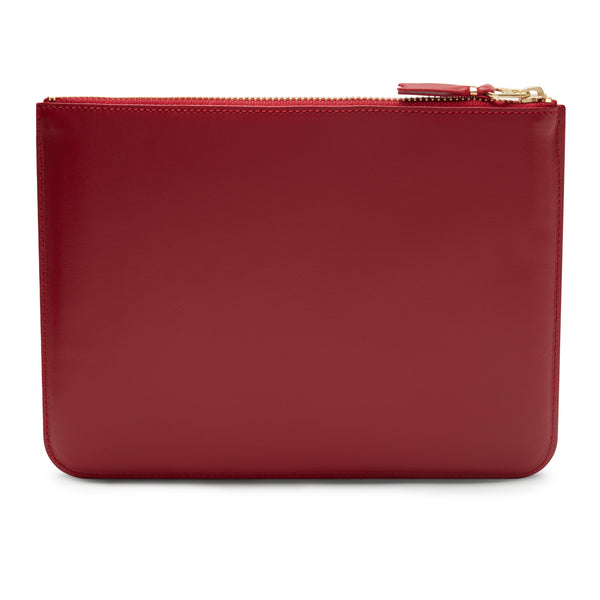 CDG Wallet - Outside Pocket Zip Pouch - (Red SA5100)