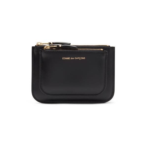 CDG Wallet - Outside Pocket Zip Pouch - (Black SA8100)