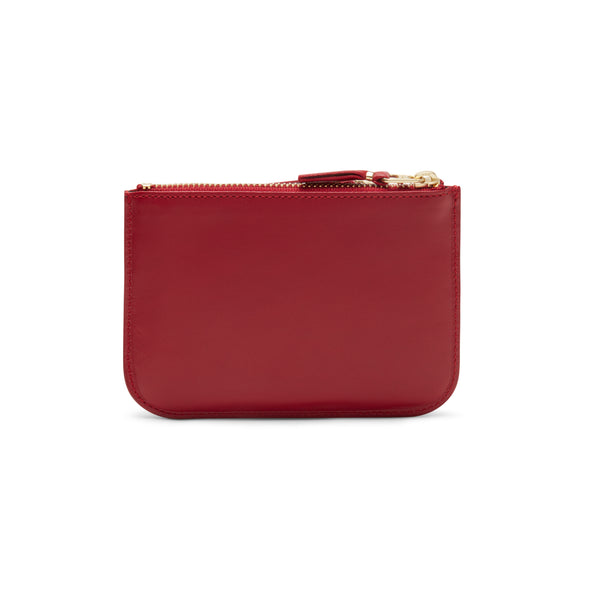 CDG Wallet - Outside Pocket Zip Pouch - (Red SA8100)