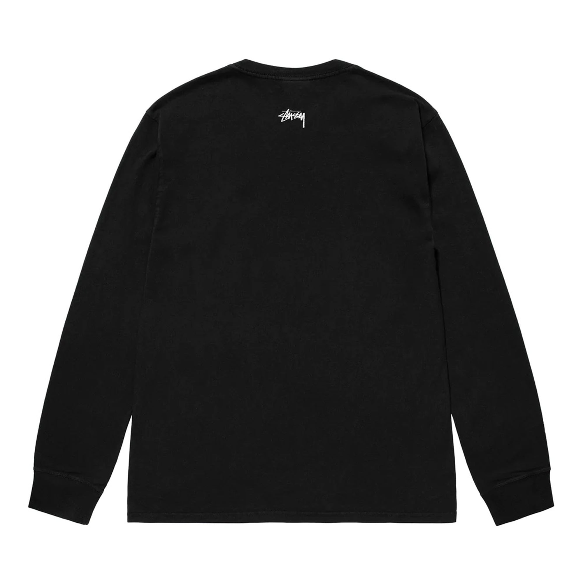 Stüssy - Phonetic Pig Dye LS Tee - (Black) view 2, Click to Zoom in