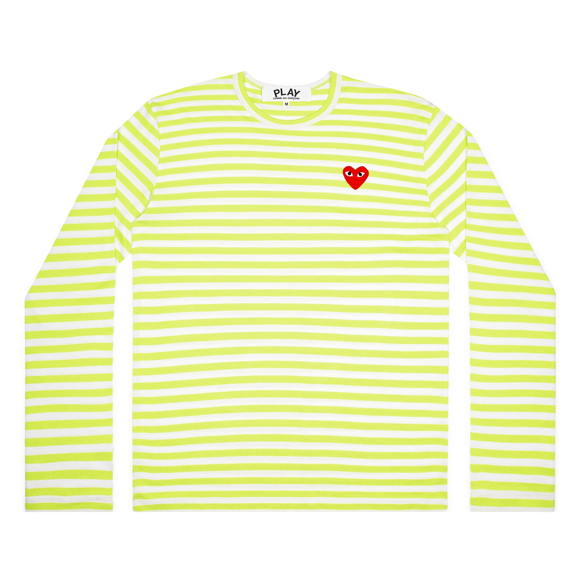 Play - Bright Striped Long Sleeve T-Shirt - (Green) view 1, Click to Zoom in