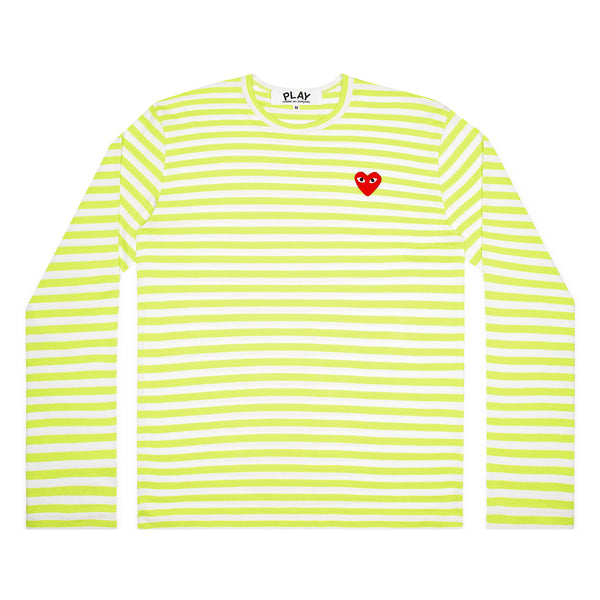 Play - Bright Striped Long Sleeve T-Shirt - (Green)