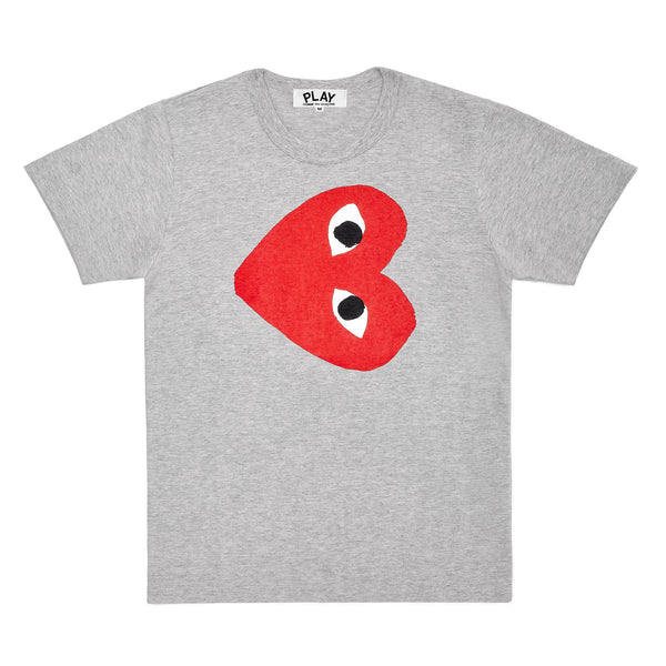 Play - Sideways Heart T-Shirt - (Grey)