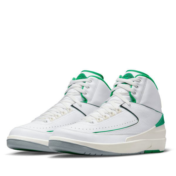 Nike - Men's Air Jordan 2 Retro Sneakers - (White/Green)