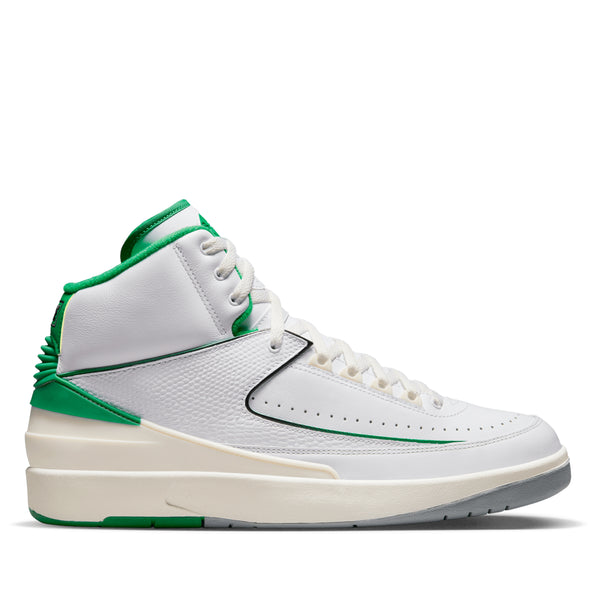 Nike - Men's Air Jordan 2 Retro Sneakers - (White/Green)