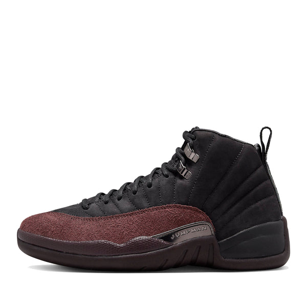 Nike - Women's Air Jordan 12 x A Ma Maniére Sneakers - (Black/Burgundy)