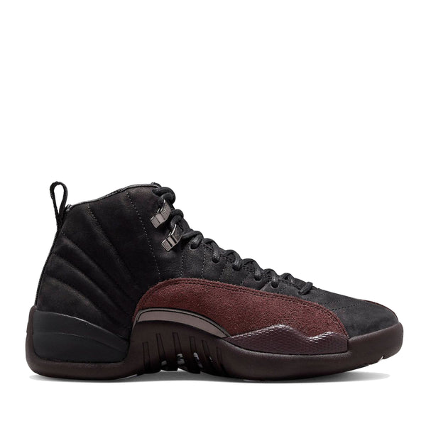 Nike - Women's Air Jordan 12 x A Ma Maniére Sneakers - (Black/Burgundy)